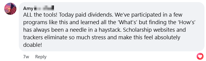 Comment from a past bootcamp attendee