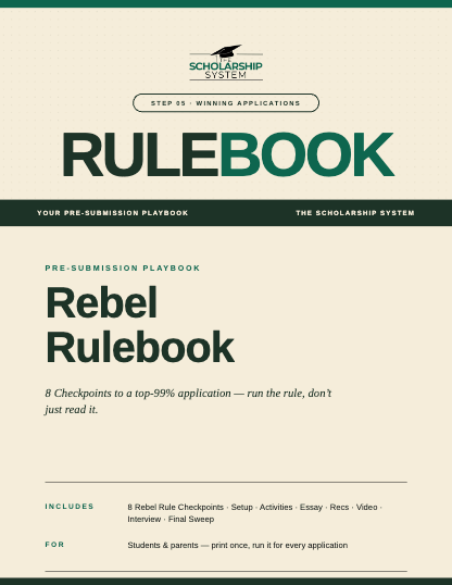 The Rebel Rulebook cover