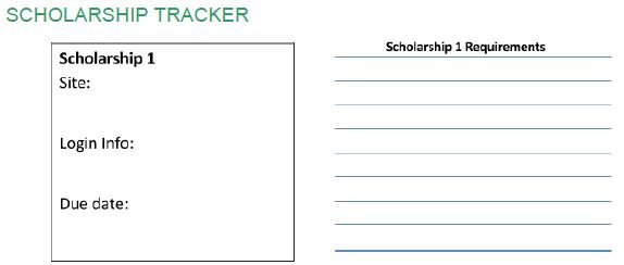 applying for scholarships