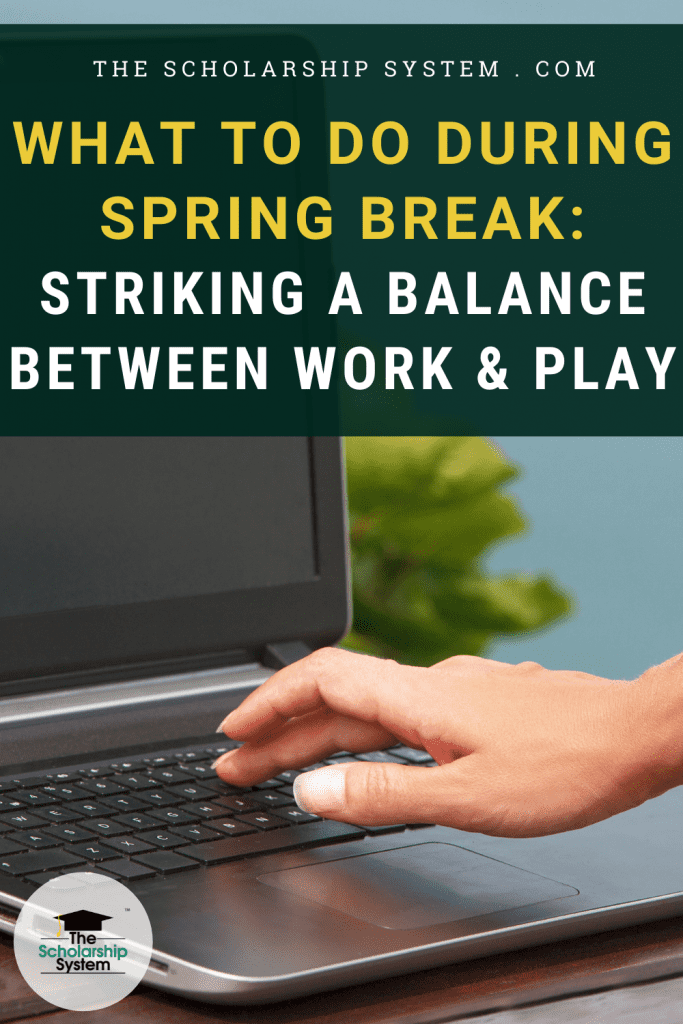 Many college and high school students are deciding what to during spring break, most likely one of their favorite times of year. While the event often conjures up images of young adults spending time on the beach, tossing their work and studies aside, not using some of the time to be productive can actually be quite a waste.