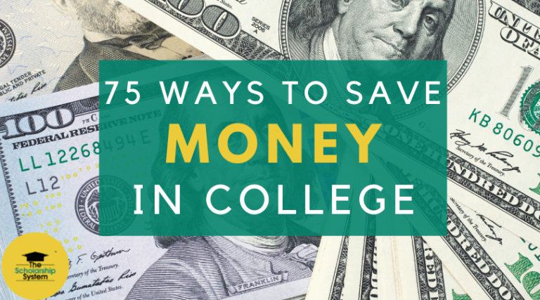 75 Easy Ways to Save Money in College