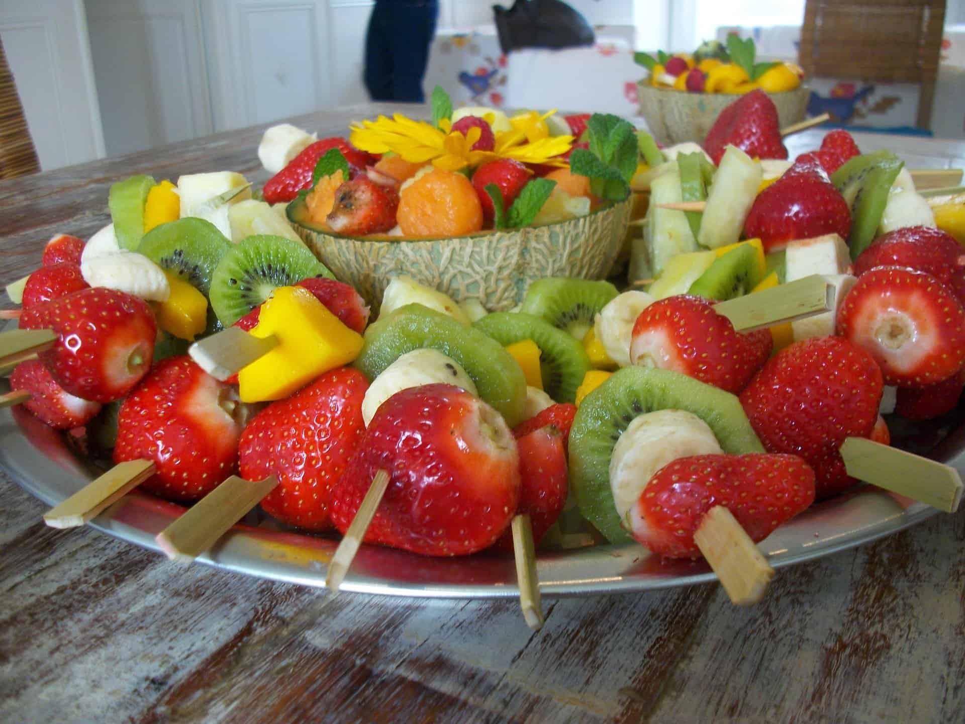 fruit skewers