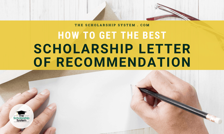 Scholarship Letter of Recommendation