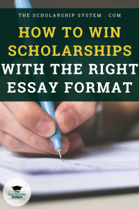 How to Win Scholarships With The Right Essay Format