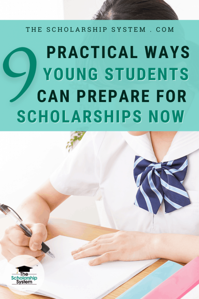 Students don't have to wait until senior year to start planning for scholarships. If you have a high schooler, here's how they can get started today.