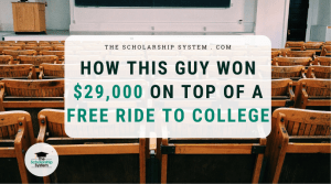 How This Guy Earned $29k On Top Of A Free Ride To College
