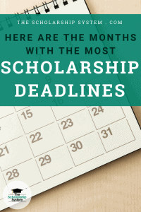 Here Are the Months With the Most Scholarship Deadlines