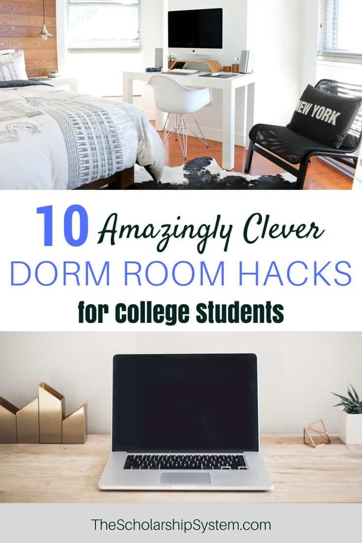 10 Amazingly Clever Dorm Room Hacks for College Students | The ...