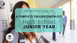 Complete College Checklist High School Junior Year