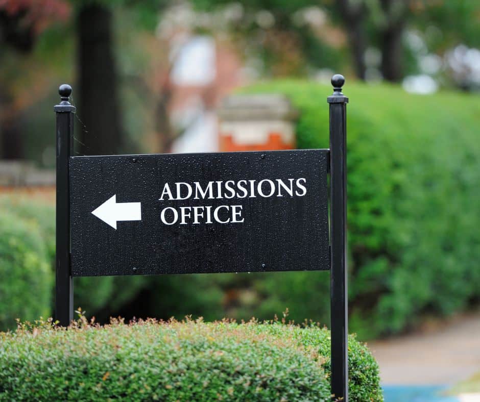 look at social media for college admissions information with a grain of salt