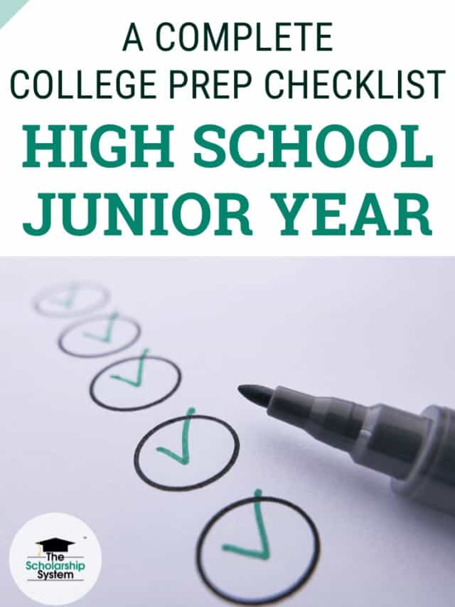 College Checklist For High School Junior Year