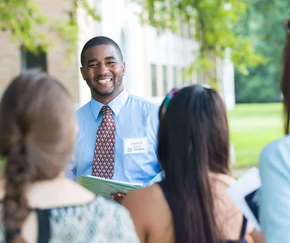 make sure to ask a lot of questions on your college tour, whether it's a virtual tour or in person