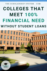 Colleges That Meet 100% Financial Need Without Student Loans