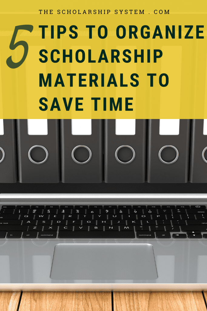 Scholarship applications require a variety of scholarship materials, and tracking the documents can quickly become tricky. Here are 5 tips to make it easier.