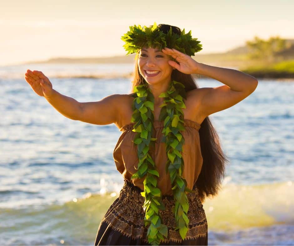 native Hawaiian dancer