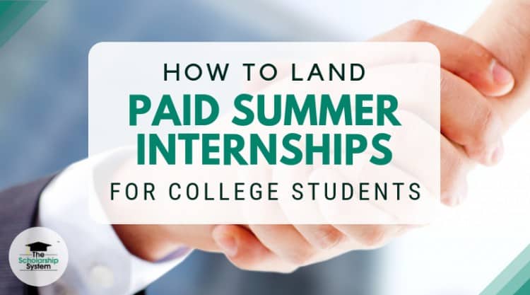paid summer internships for college students