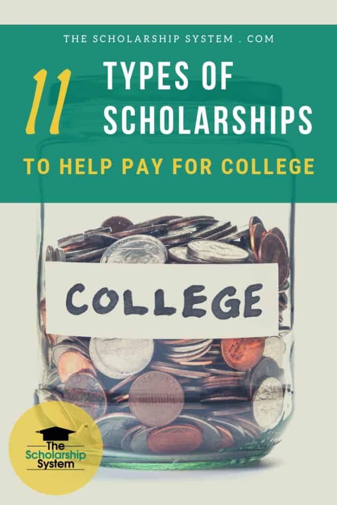 There are a surprising number of different kinds of scholarships available today. Here’s a look at 11 types of scholarships that can help you pay for college.