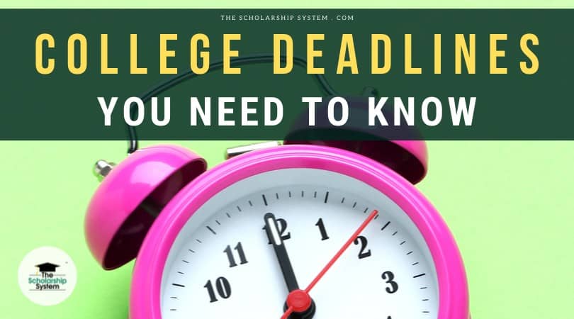 chicago university deadlines