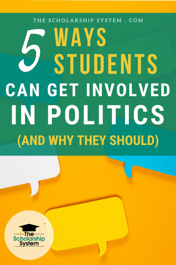 While politics can be intimidating, that doesn’t mean you should shy away. Here's a look at how students can get involved in politics & why it's a good idea