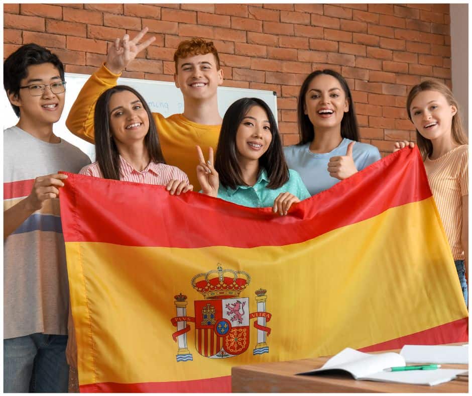 students learning spanish as a foreign language