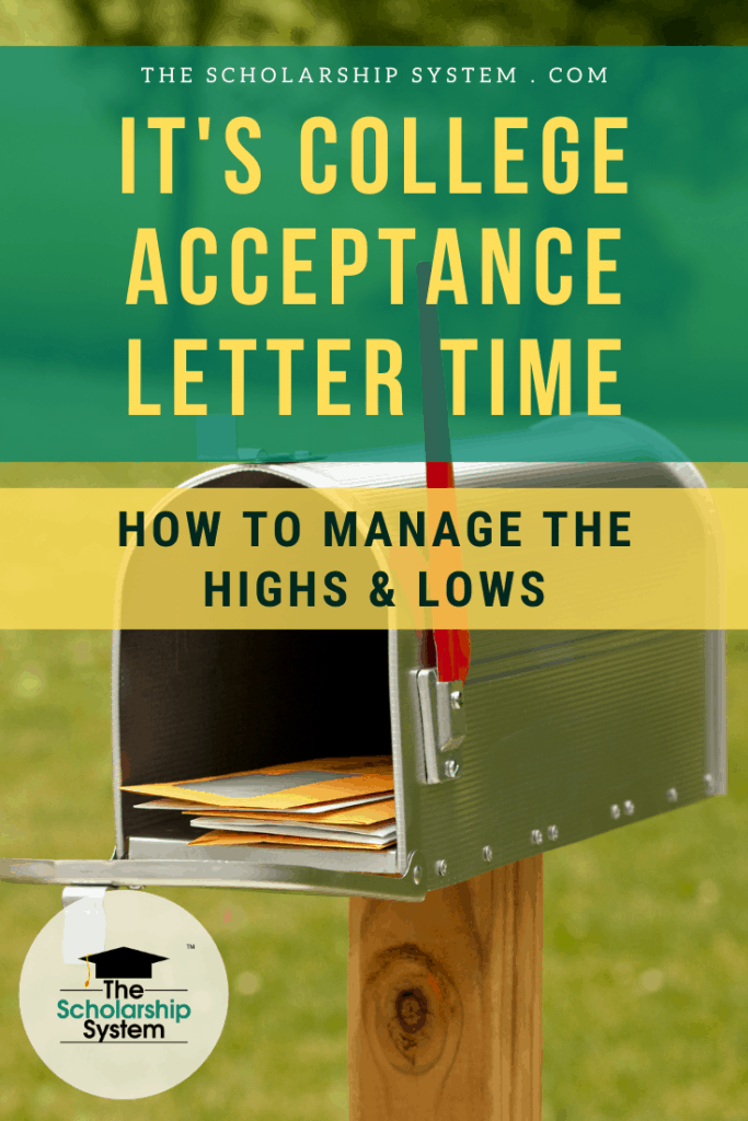 Navigating college acceptance letter season is tricky. If you want to make sure you're ready to manage the highs and lows, here's what you need to know.