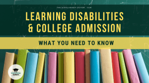 learning disabilities and college admission