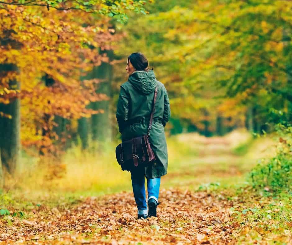 feeling overwhelmed? physical activity like a quick walk can help clear your head