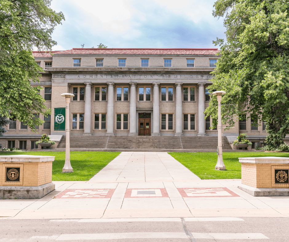 Administrative Building of Colorado State University in Fort Collins
