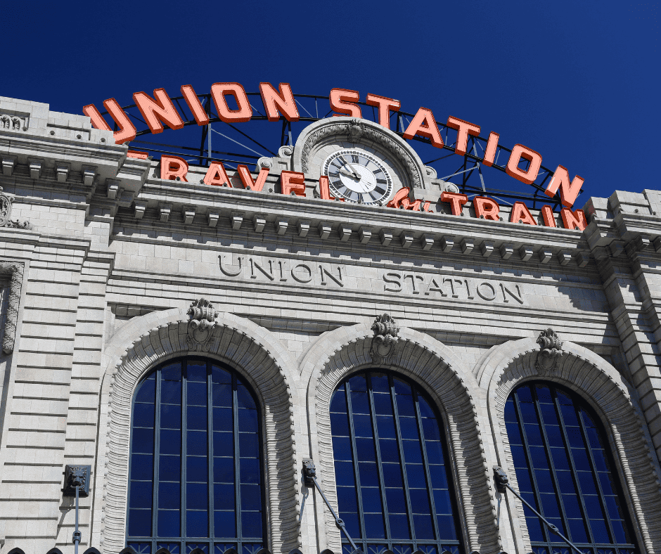 Union Station in downtown Denver Colorado