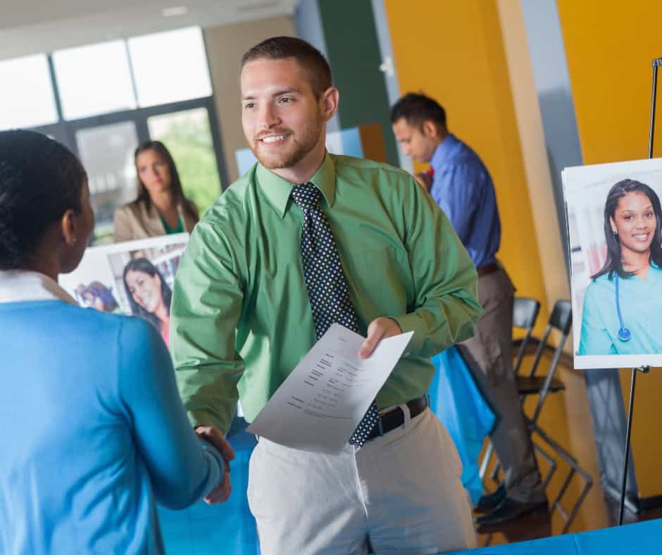 meeting college reps in person