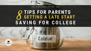 late starting saving for college
