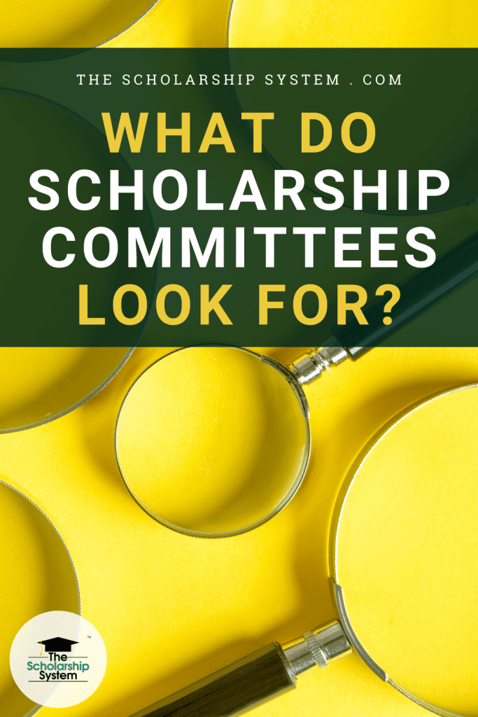 While every scholarship committee is different, the bulk of what they’re looking for is largely the same. Here's what they seek out when choosing candidates