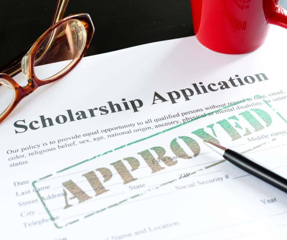 scholarship application approved