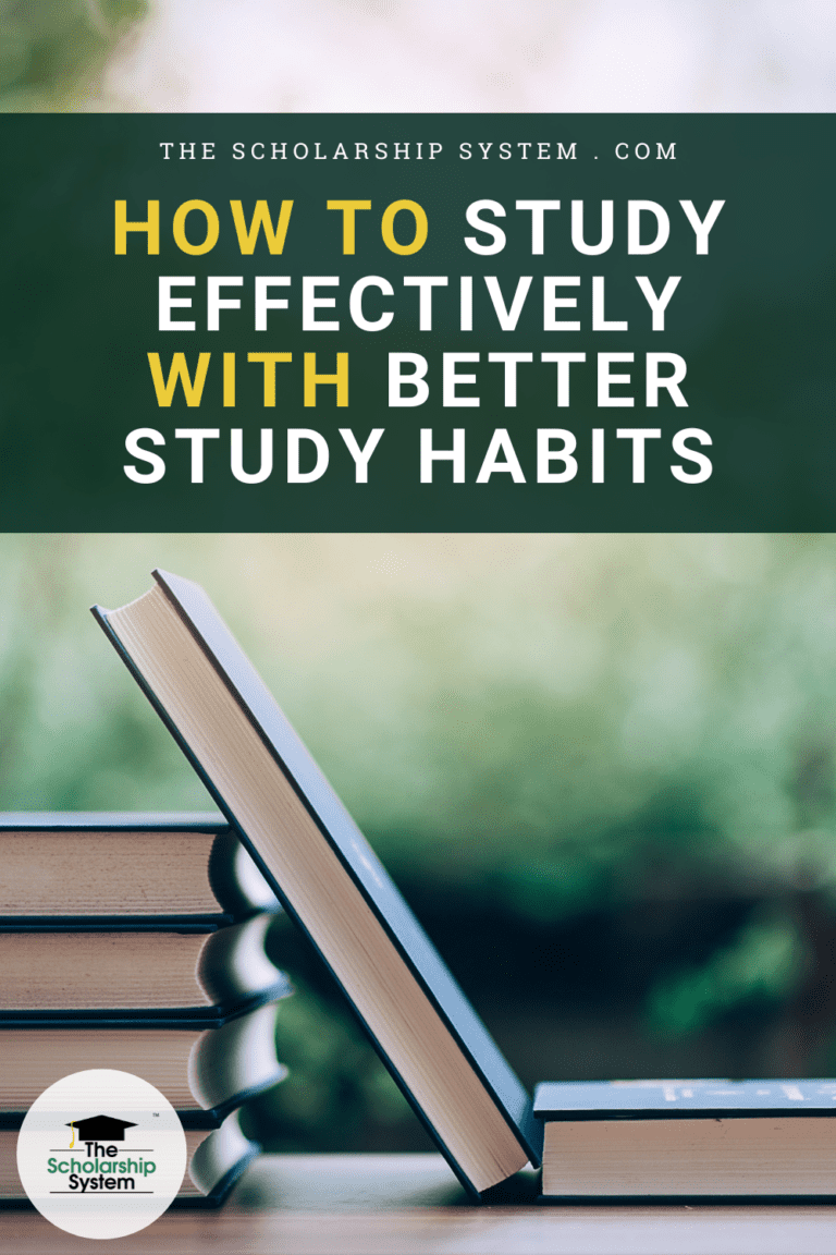 thesis for study habits