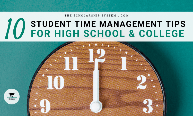 student time management tips