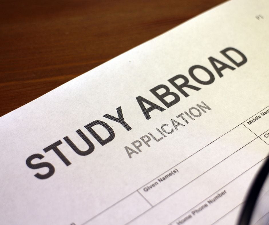 study abroad program application