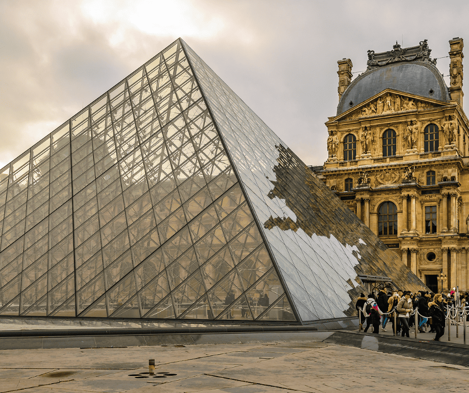 visiting museums like the Louvre