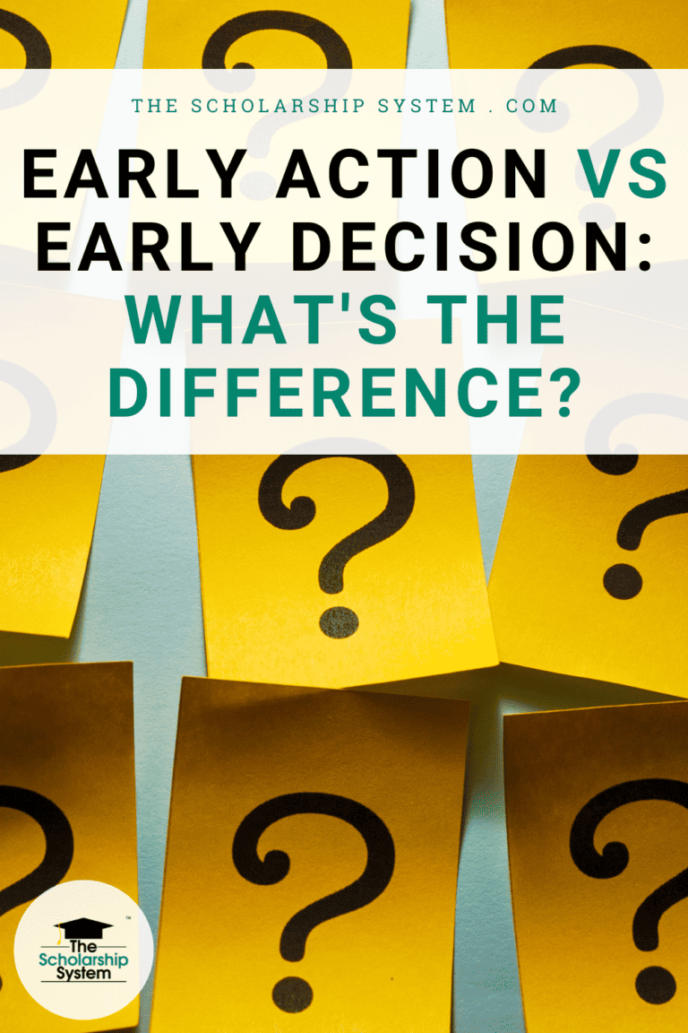 Early Action Vs Early Decision: What's The Difference? - The ...