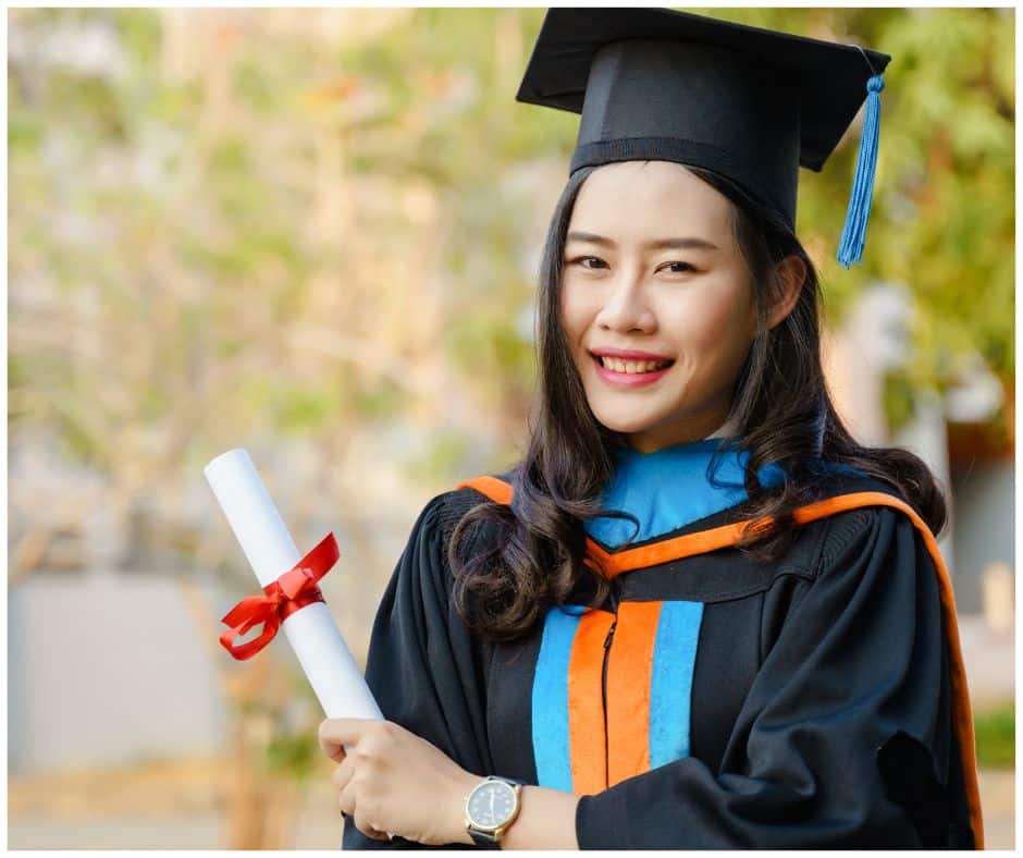 female student graduate