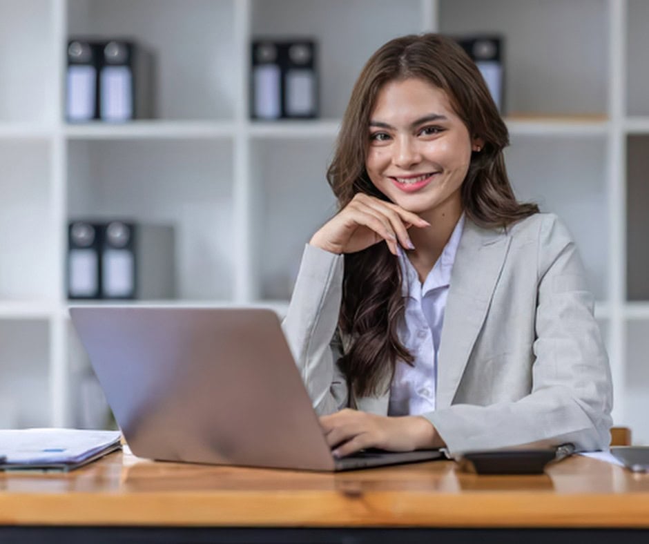 A young professional at desk